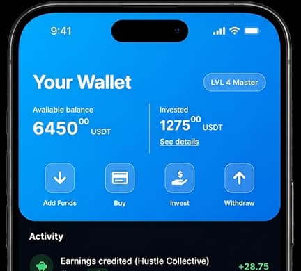 IndieFundr app interface